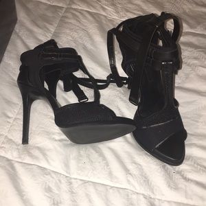 Black Zara heels